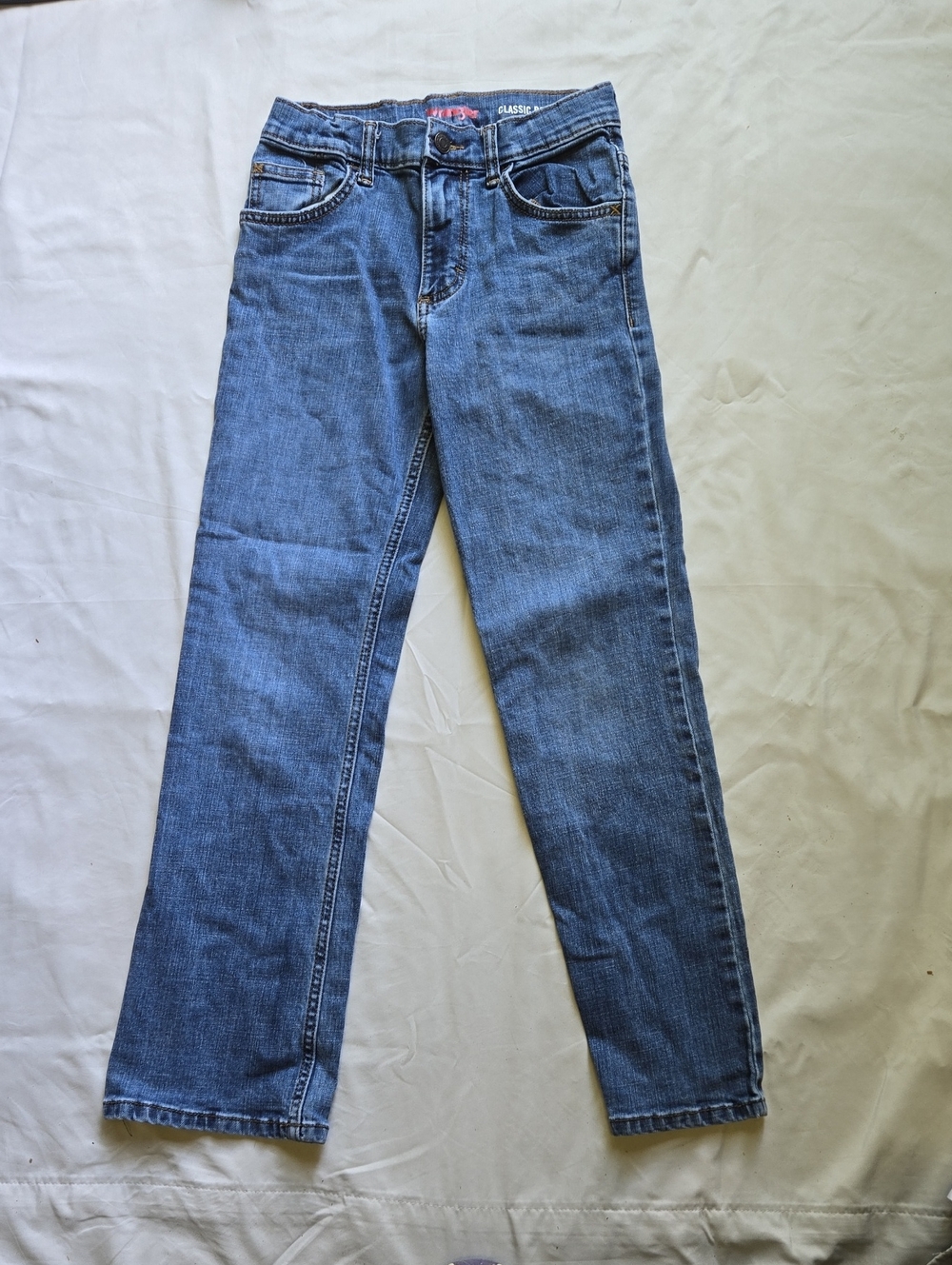 Wrangler Kids Blue Straight-Leg Jeans